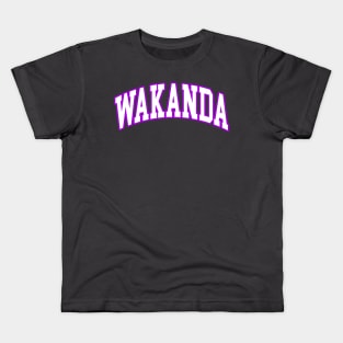 Wakanda (collegiate) Kids T-Shirt